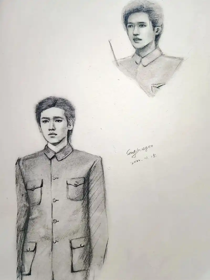 我们小亚会变成一个优秀的大人,光会找到他的 #宋亚轩#手绘# - 抖音