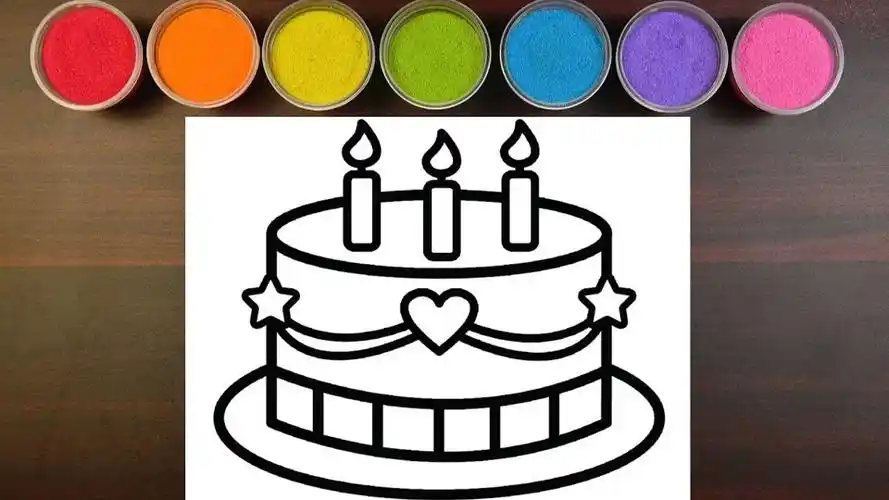 【一点资讯】儿童娃娃亲子益智画画:一起给蛋糕撒上好看的颜色吧! www