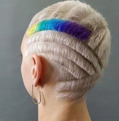 女生个性短寸头造型 潮色 寸头又美又飒_女生短发 - 美发站