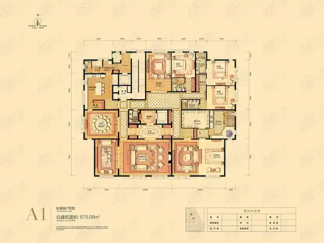 鄂尔多斯东胜蒙泰天玺汇 户型面积260~675㎡