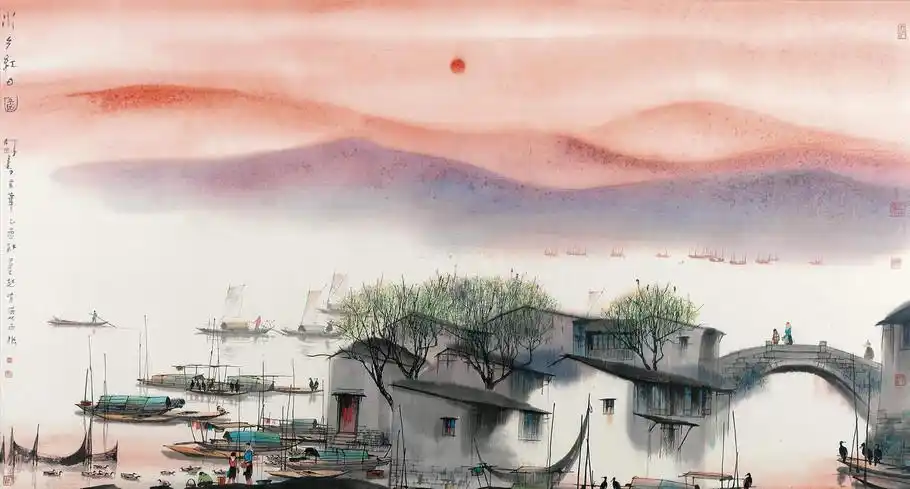 中国名家笔下的小桥流水_江南