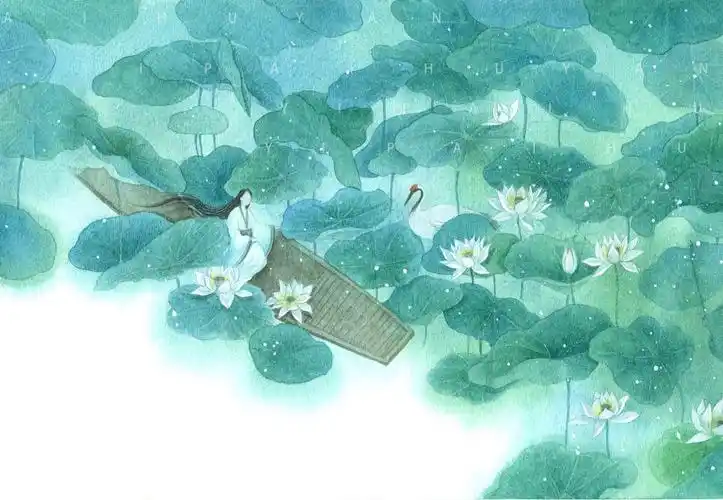 古风水彩素材 〕作者 胡言cc - 堆糖,美图壁纸兴趣社区