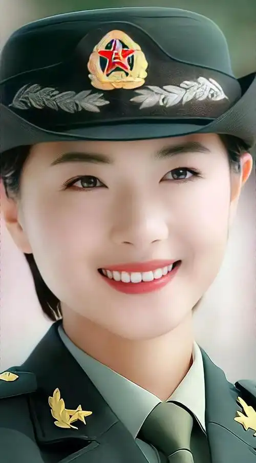 穿军装的女明星