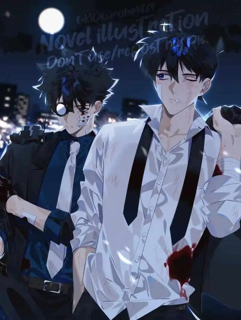 同人插画丨怪盗基德 x 工藤新一这cp太甜啦 怪盗基德 x 工藤新一 画师