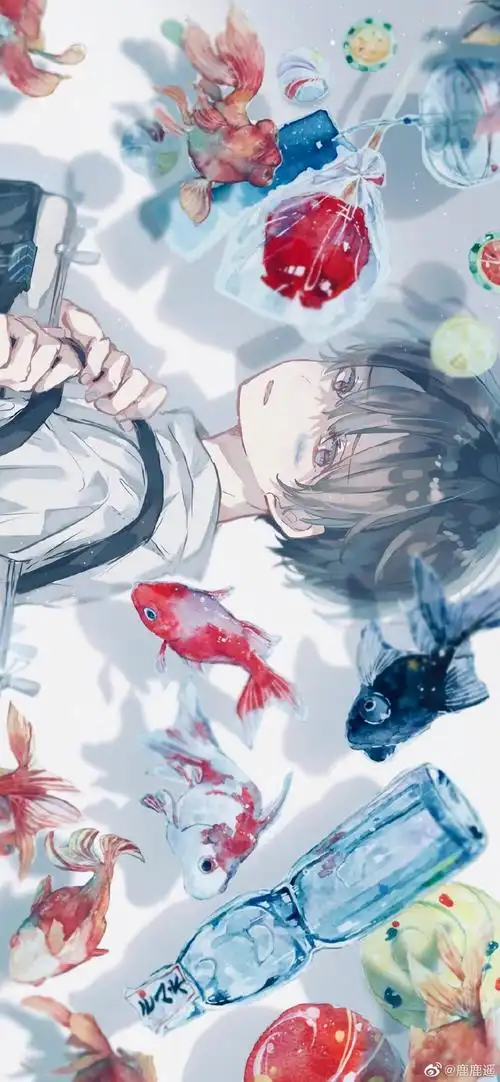 手绘插画/漫画少女/可爱卡通/旧漫壁纸/锁屏屏保/聊天背景/手机壁纸