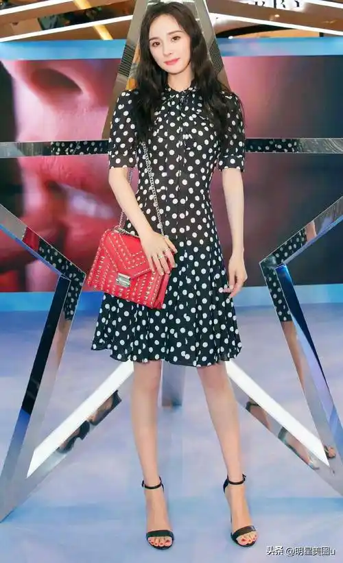 杨幂女神性感高跟鞋_黑色_活动_凉鞋