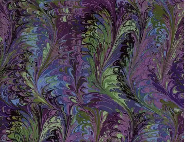 bty multi color purple oil slick print 100% cotton quilt craft