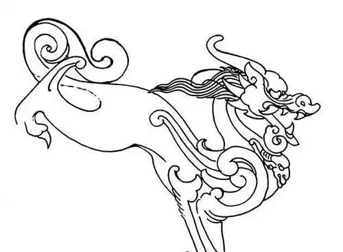 貔貅简笔画雕塑