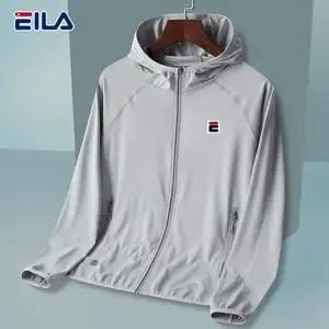 斐乐恩情明星打卡夏季防晒衣男士冰丝薄款外套运动上衣大码防