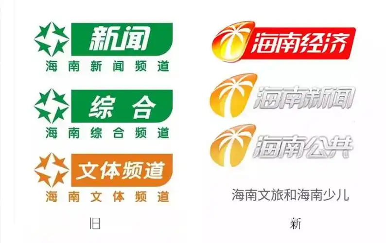 海南旅游卫视更换新logo设计,变成真芒果!