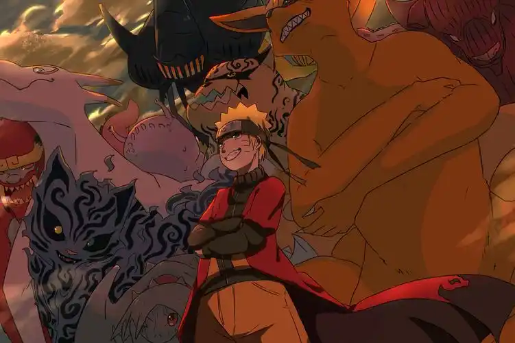 鸣人 尾兽 - 堆糖,美图壁纸兴趣社区