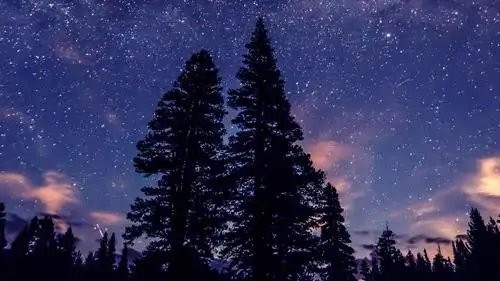 11张炫彩星空背景图ios风格ppt图片