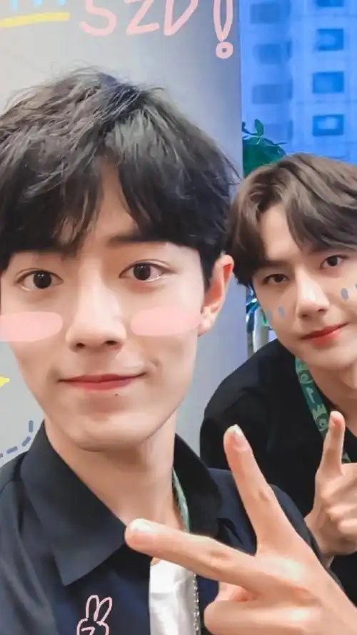 王一博肖战#肖兔子和王耶啵的可爱日常