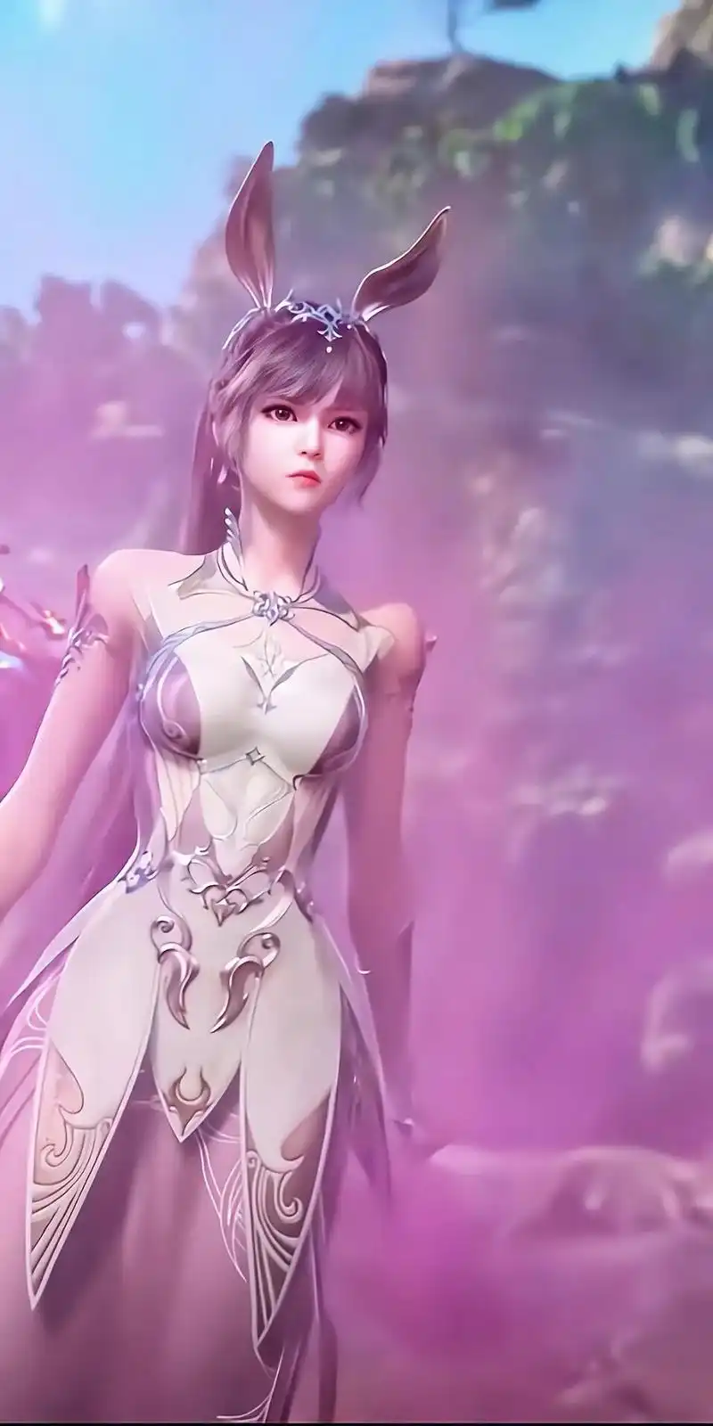 斗罗大陆最美小舞全面屏手机壁纸