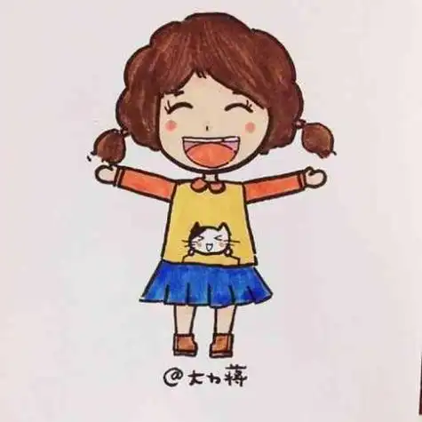 手绘艺术范简笔画开心大笑的男士头像简笔画开心大笑的男士头像的简笔