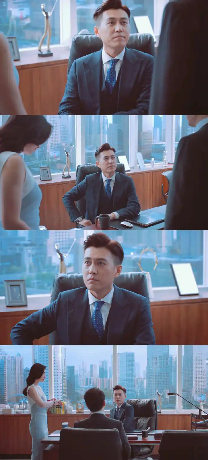 靳东超话	#靳东精英律师#	【	#电视剧精英律师#	首播截修】	西装上身