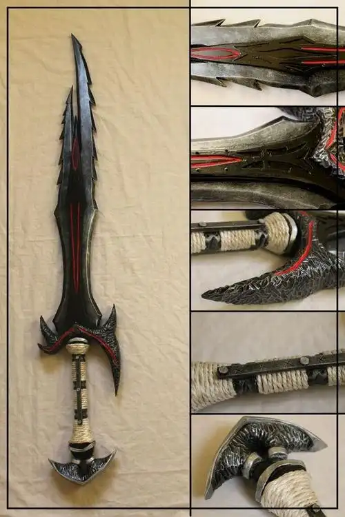 com | writigreat sword龙族七宗罪武器图片浪人巨刃帅气双刃刀武器