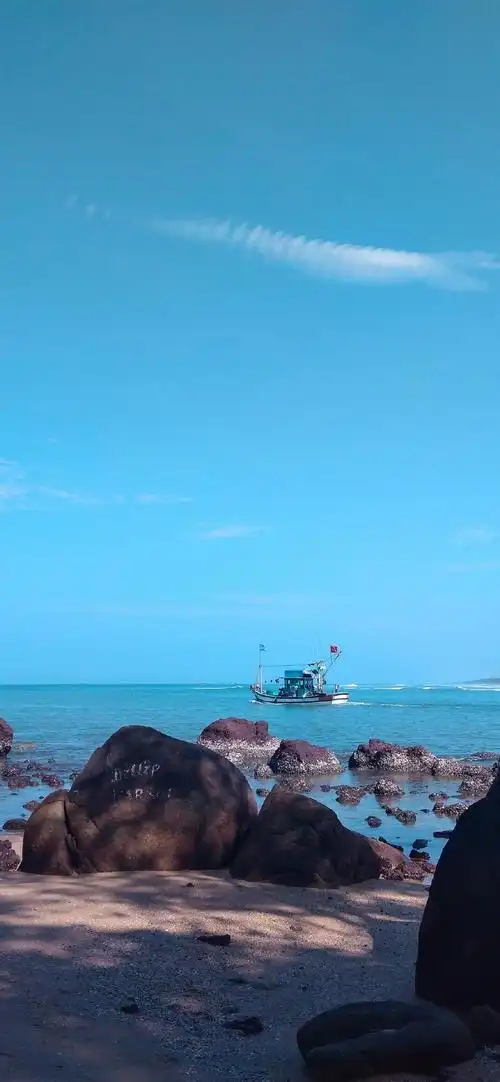 大海沙滩超美风景高清手机壁纸