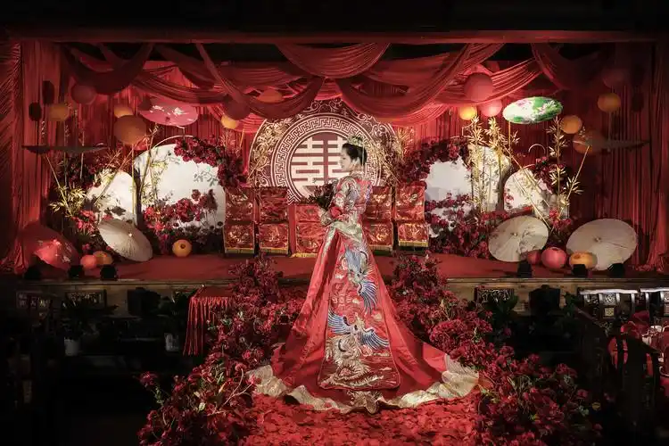 红色中式婚礼