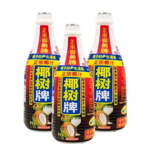 椰树牌椰汁正宗椰汁饮料海南椰奶椰子汁125l6瓶整箱植物蛋白饮料