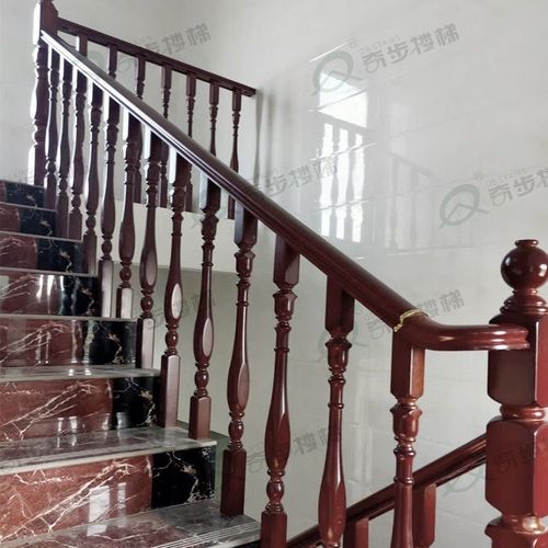 楼梯扶手实木楼梯扶手楼梯扶手自装家用楼梯实木楼梯扶手一整套
