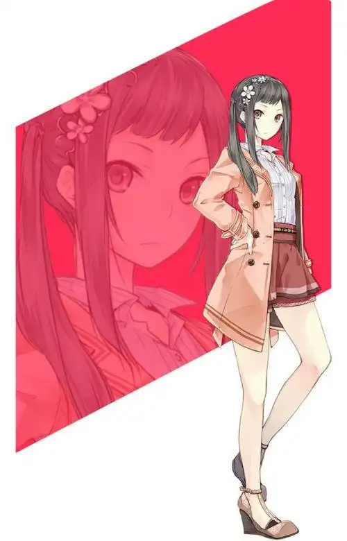 动漫女生时尚皮肤