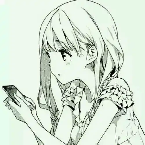 侧面女生头像简笔画 女头侧脸简笔画