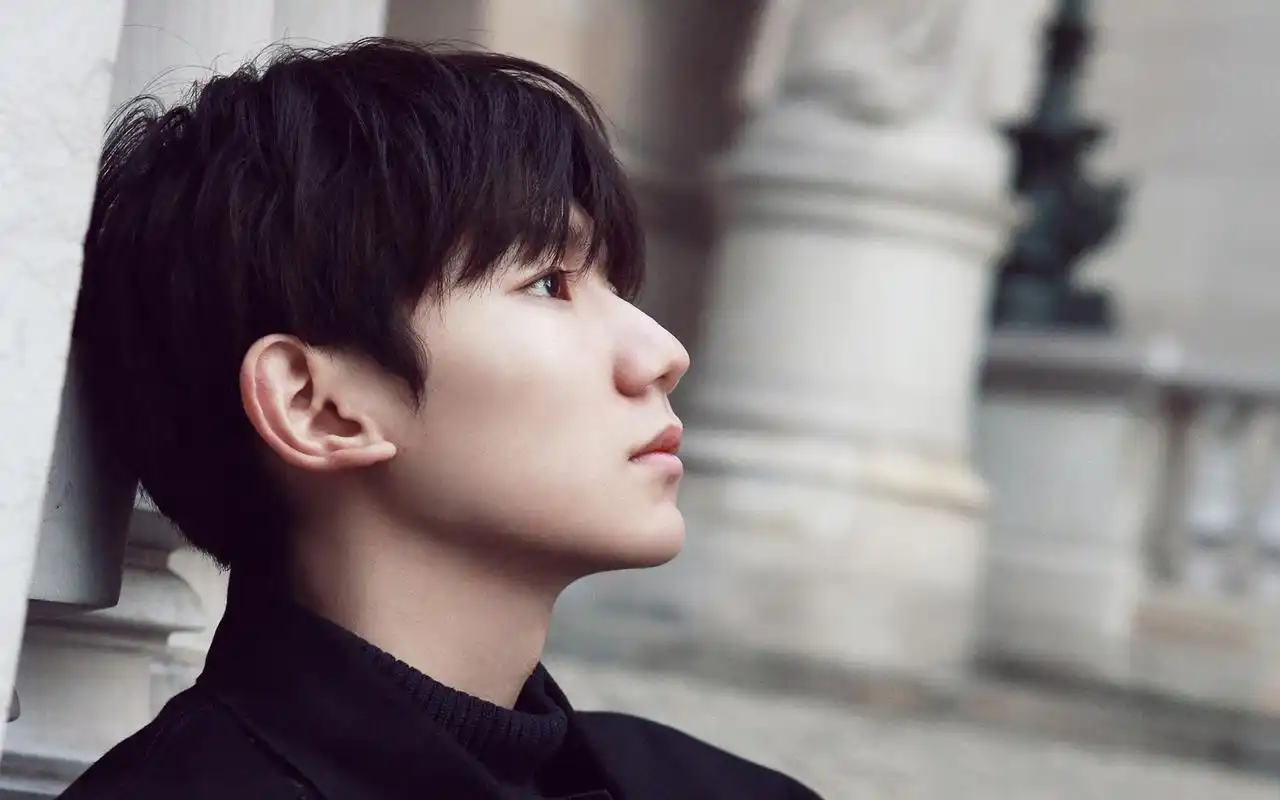 tfboys王源巴黎帅气街拍写真图片壁纸