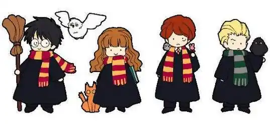 哈利波特简笔画 哈利波特简笔画三人组