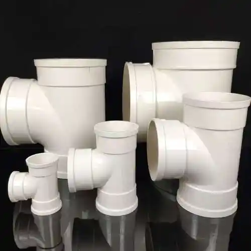 pvc排水管件50-400大口径排水管件排污管件管道顺水三通-发布猫