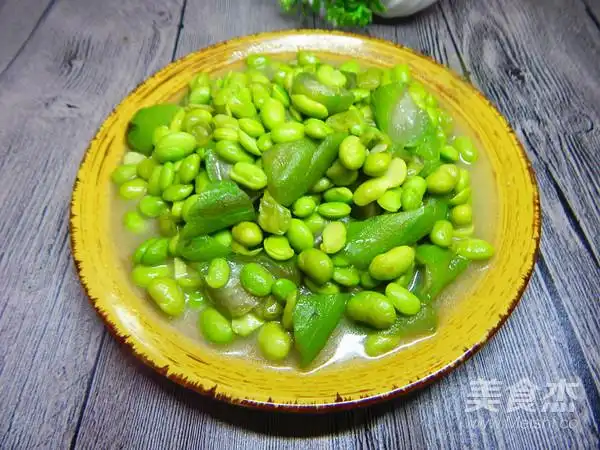 毛豆烧丝瓜