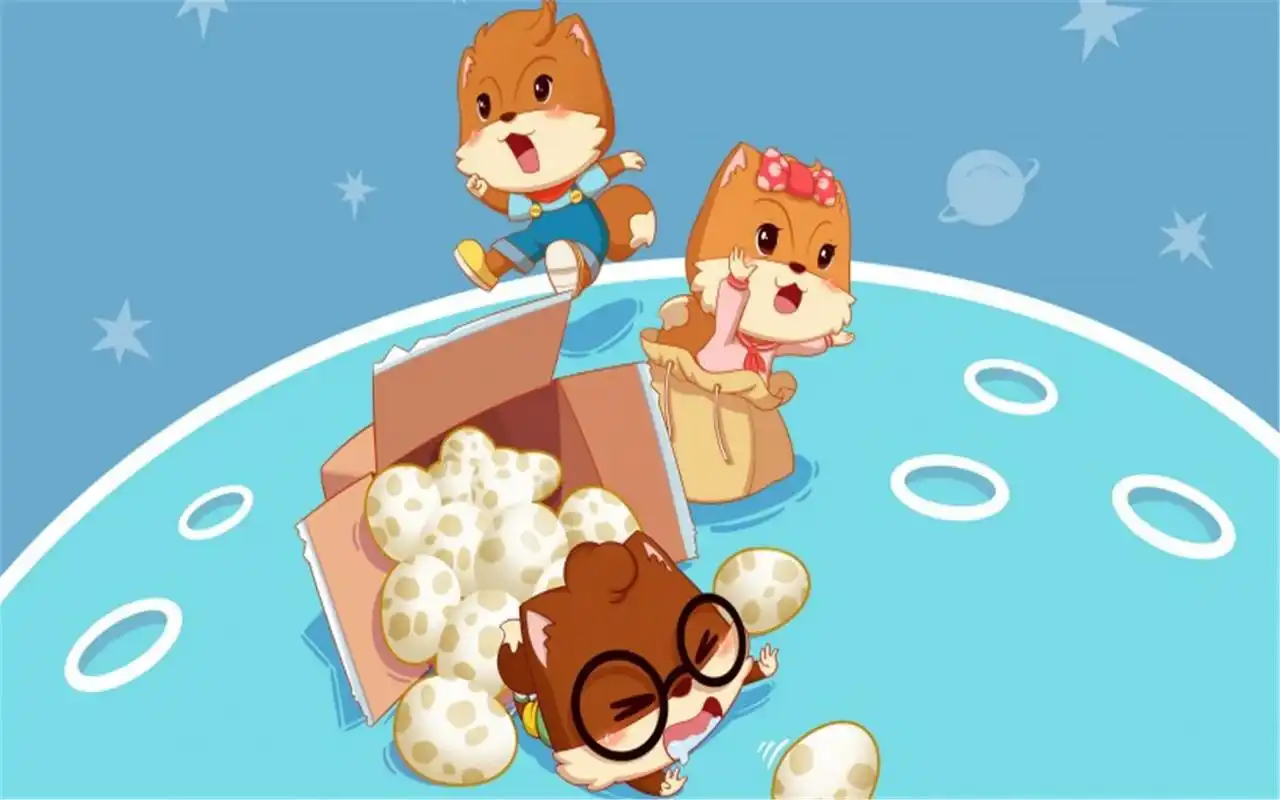 卡通动漫三只松鼠可爱精选电脑桌面壁纸图片大全(二)