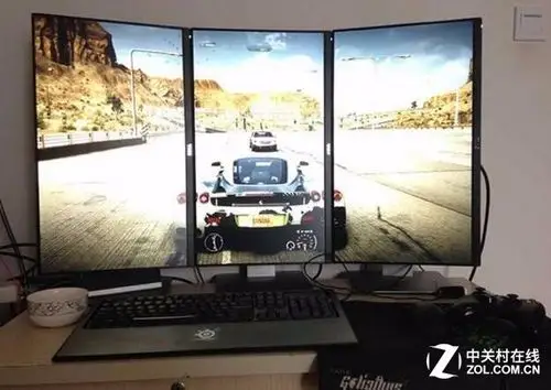 有钱就得这么玩败家三联屏震撼效果图