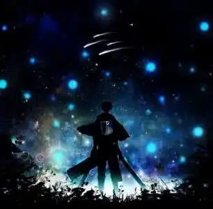 qq头像男生彩虹光影