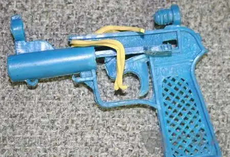 橡皮筋手枪(rubberband gun)