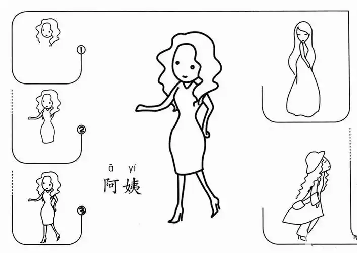 标签:人物简笔画大人简笔画阿姨简笔画