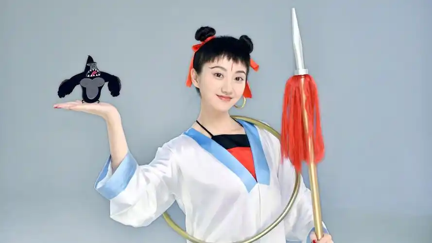 景甜哪吒搞怪写真,高清图片-壁纸族