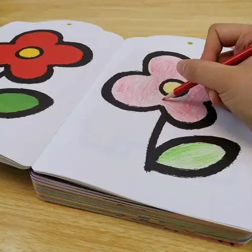 幼儿园儿童涂色012345岁幼儿绘画填鸦图画画本早教描红本