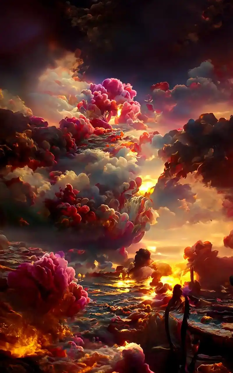 图文伙伴计划 梦中的仙境是否都是这样美,如同那世外桃源,天 - 抖音