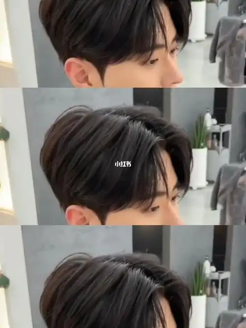 男孩子一定要尝试的发型韩系中分
