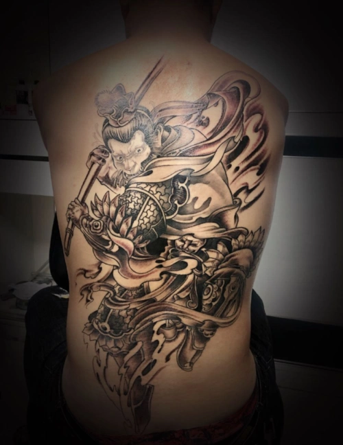 男生孙悟空纹身图集 一路向前不会妥协的顽强精神(27)