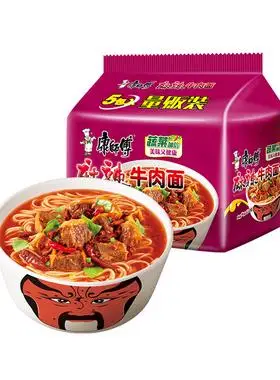 康师傅方便面红烧牛肉面