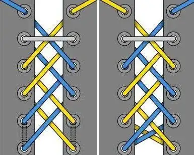 马丁靴鞋带系法,鞋带变身花蝴蝶