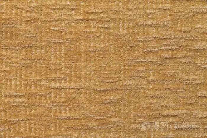 浅棕色的蓬松背景的柔软, 蓬松的布.纹理的纺织特写