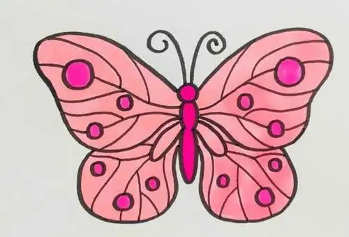 蝴蝶图片简笔画 蝴蝶图片简笔画彩色