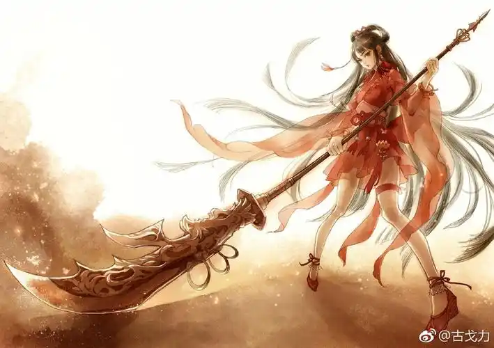 朱颜# #古风# 微博画师:古戈力 - 堆糖,美图壁纸兴趣社区