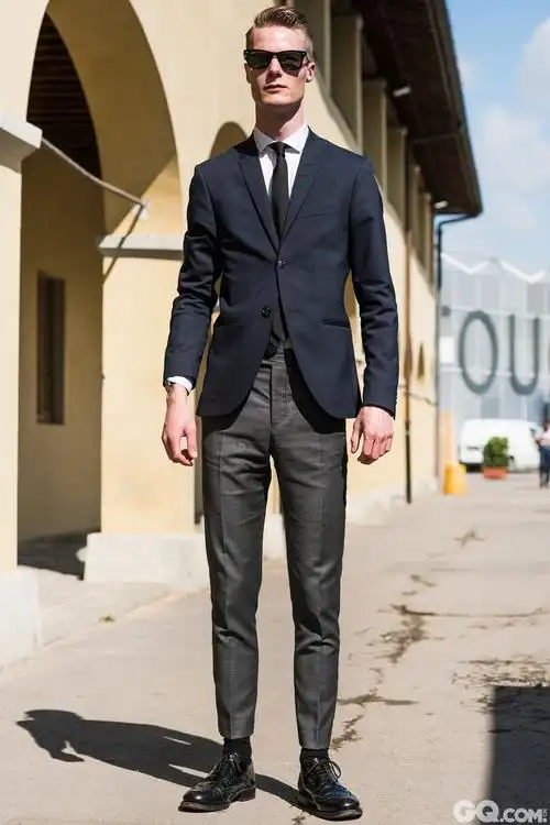 2016春夏佛罗伦萨男装展街拍 放大意式细节