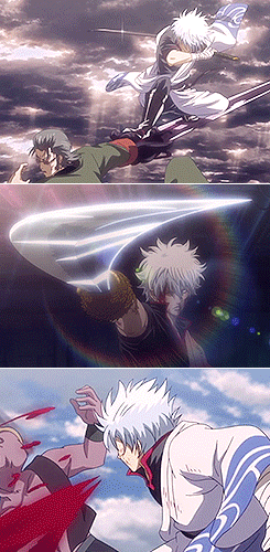 卡通动漫说话战斗激烈gif动图_动态图_表情包下载_soogif