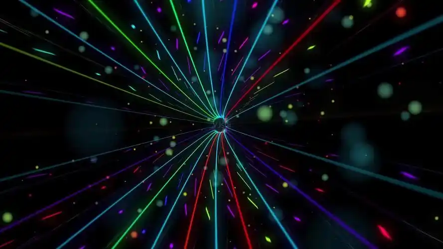 炫酷音乐光波节奏vj大屏幕背景(6)