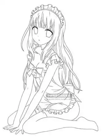 动漫人物简笔画全身